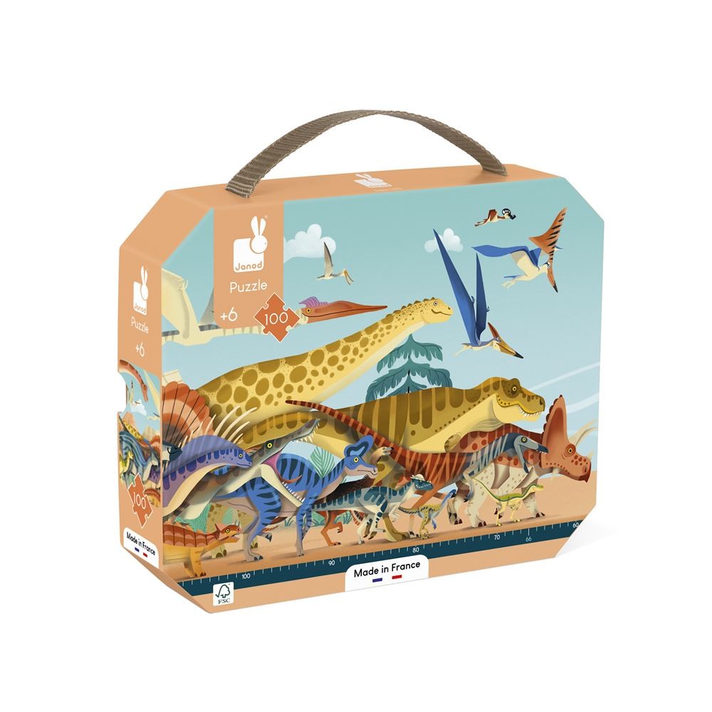 Dino puzzle panoramico - 100 pezzi