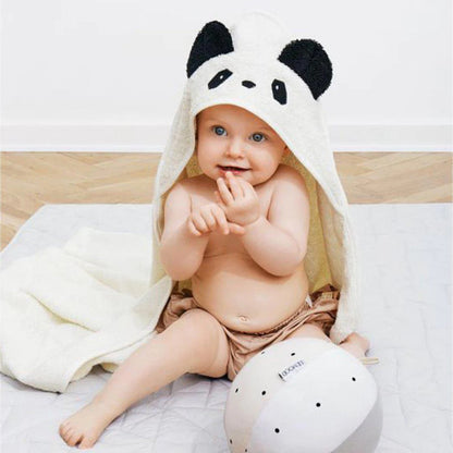 Accappatoio a triangolo baby Albert - con cappuccio - 100% Cotone biologico