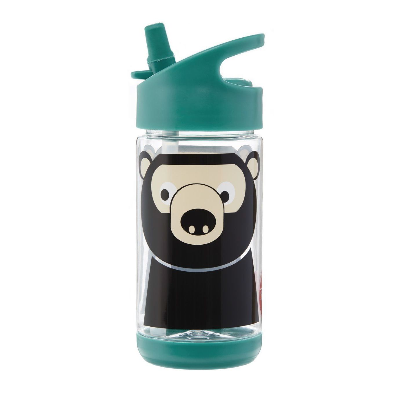 Borraccia con cannuccia di silicone