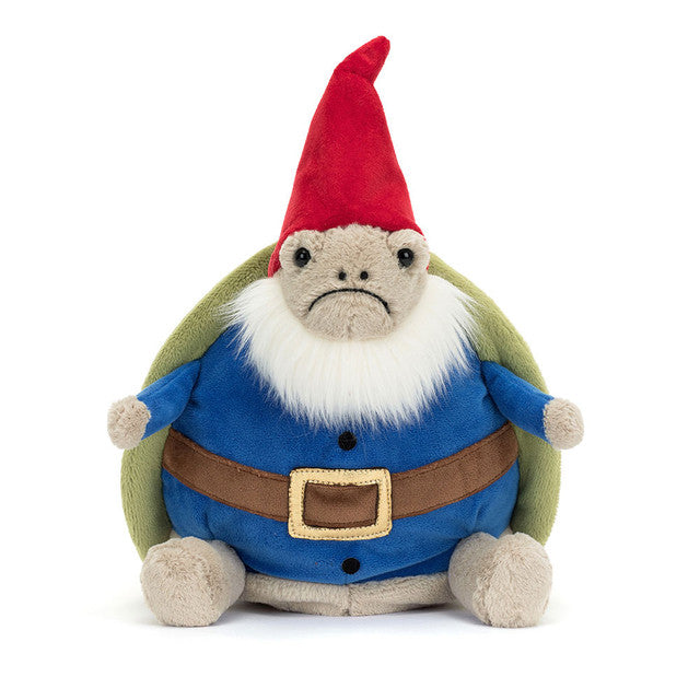 Peluche morbido Timmy la tartaruga Gnomo da giardino