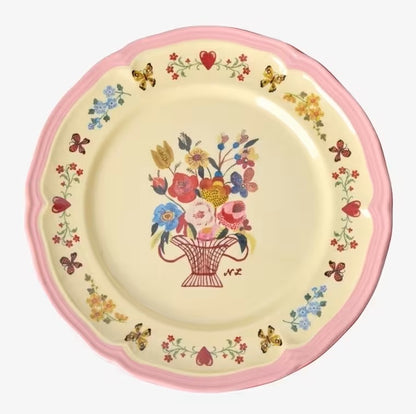 Piatto piano vintage Frutta - Nathalie Lété Print