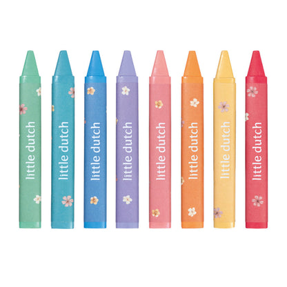 Pastelli a cera triangolari - Set da 8 pezzi