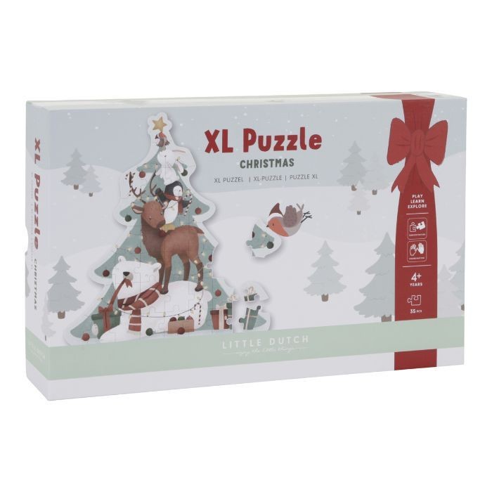 Puzzle albero di Natale XL - 35pezzi - Da 4 anni