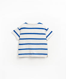 T-SHIRT IN JERSEY A RIGHE
