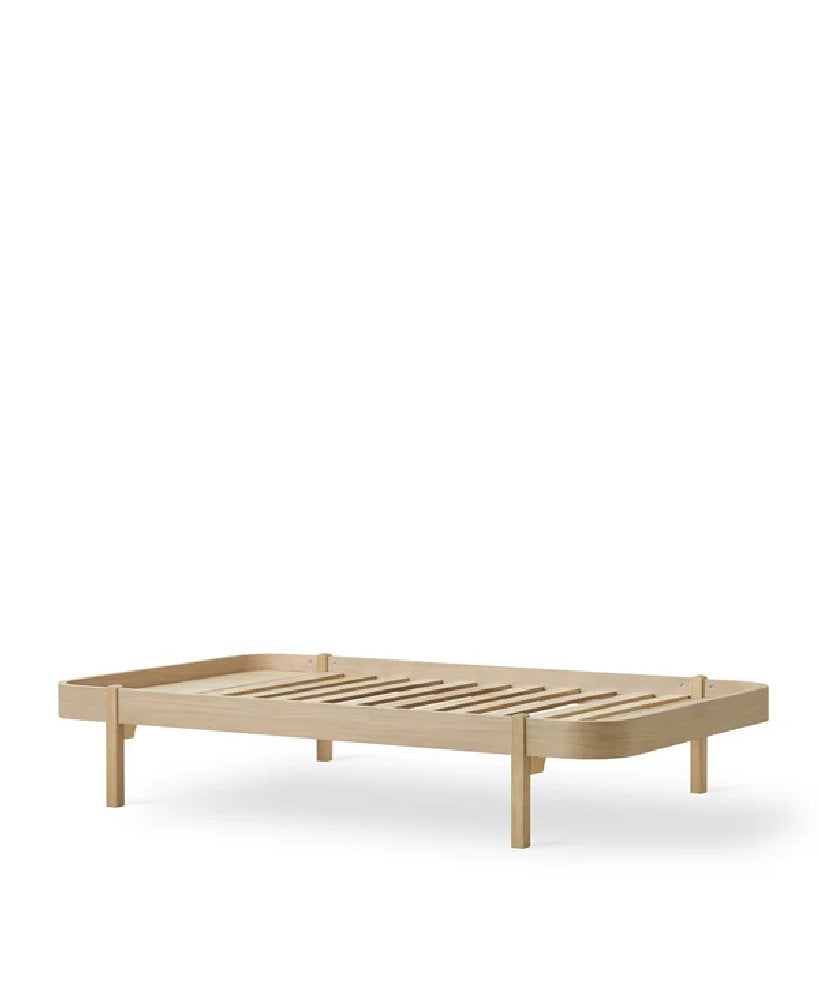 Letto singolo in Legno 'Wood Lounger Bed' (120 x 200 cm)