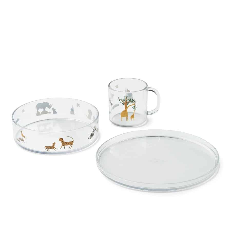 Set stoviglie Siva in Tritan
