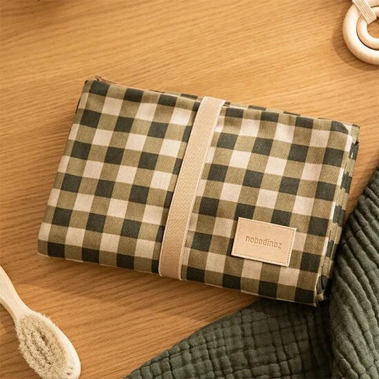 Fasciatoio da viaggio 50x70cm Hyde Park- Cotone BIO waterproof