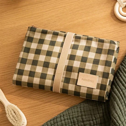 Fasciatoio da viaggio 50x70cm Hyde Park- Cotone BIO waterproof