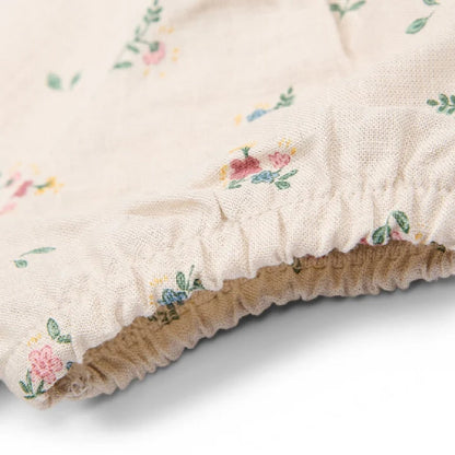 Blusa Camicetta Bambina in Cotone Biologico Effetto Lino - Stampa Fairy Bloom