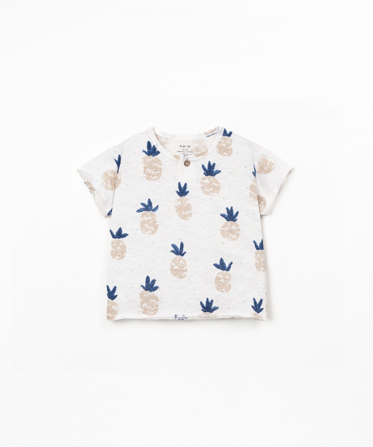 T-SHIRT DI MAGLIA FIAMMA CON STAMPA