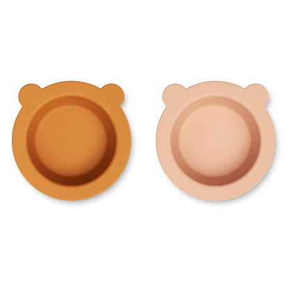 Ciotole in silicone Peony - con ventose