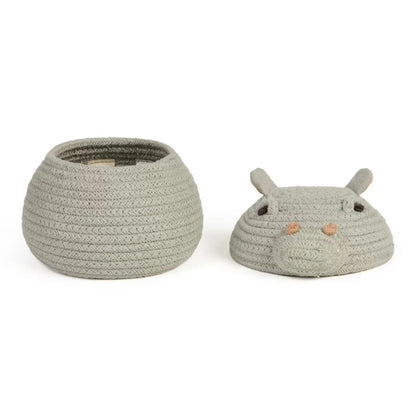 Contenitore porta oggetti Henry l'ippopotamo - 15x15cm