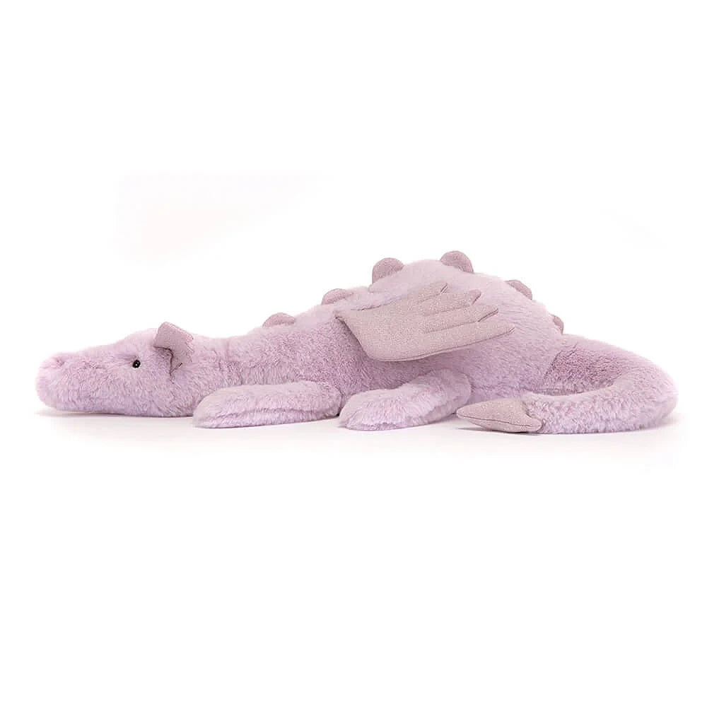 Peluche morbido drago lavanda