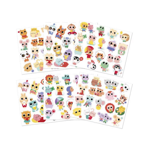Adesivi Baby Animals x100pezzi