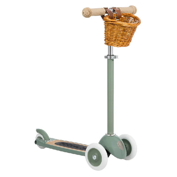 Monopattino a 3 Ruote Vintage con Cestino in Vimini - Easy Ride