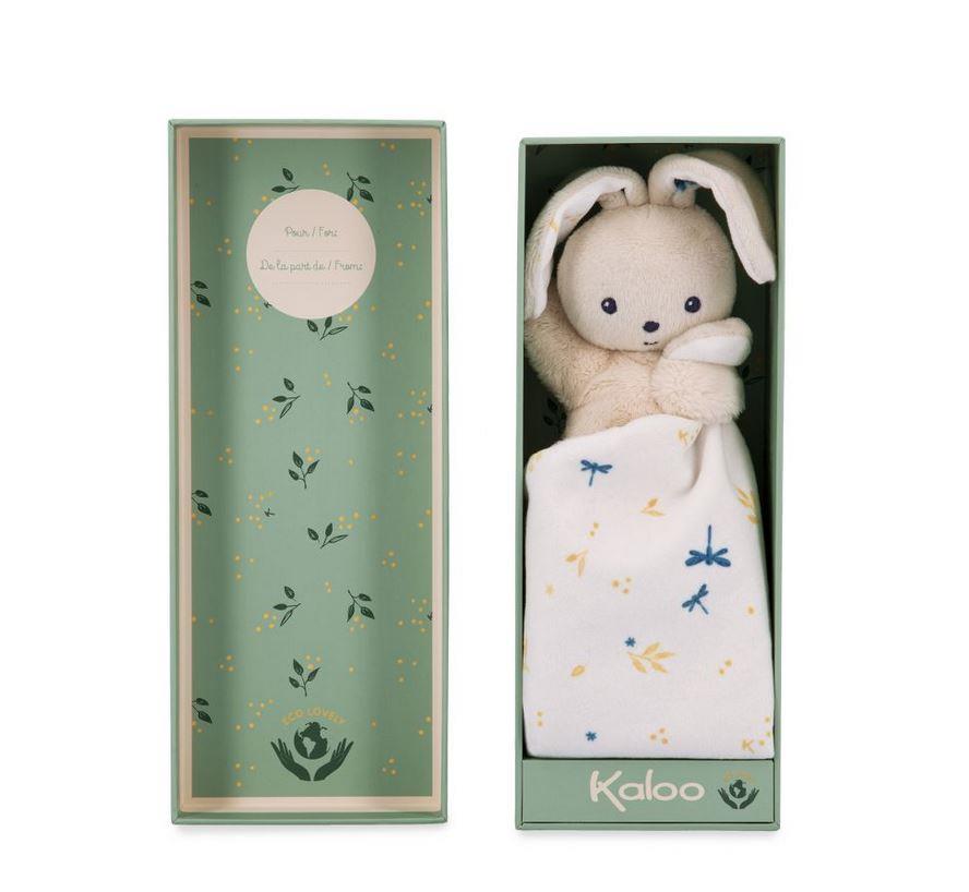 Doudou quadrato coniglio 17cm