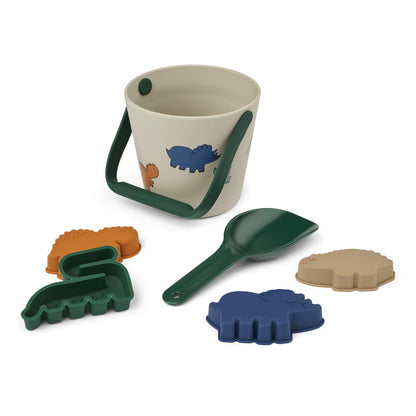 Set giochi per la spiaggia Gilma - Secchiello in Silicone e Formine