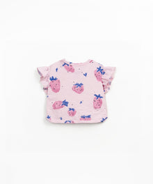 T-shirt in jersey stampato