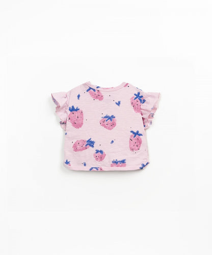T-shirt in jersey stampato