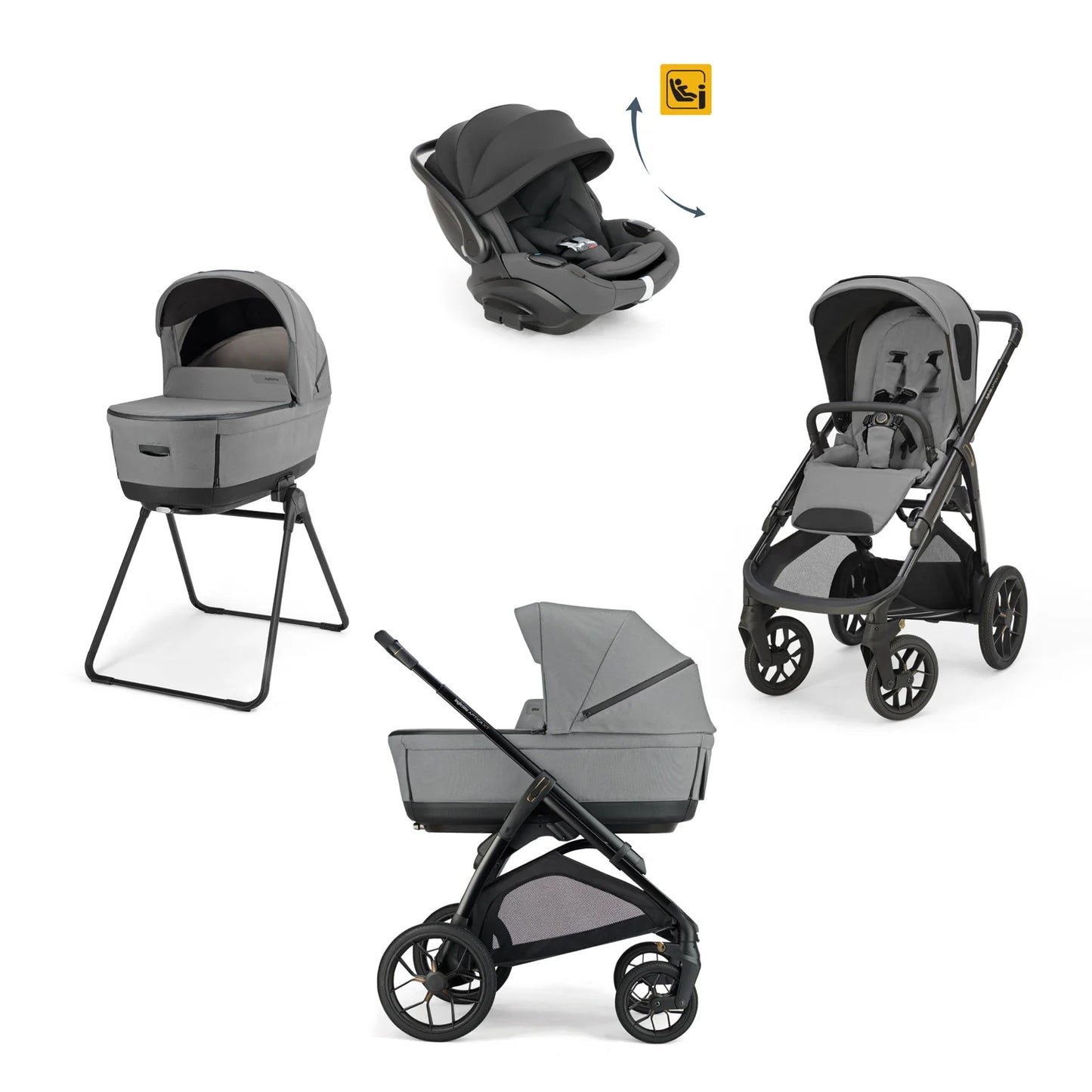 Inglesina Aptica XT 2026 con ovetto Evo Recline - con Base Darwin in Omaggio