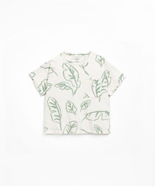 T-shirt in jersey stampato