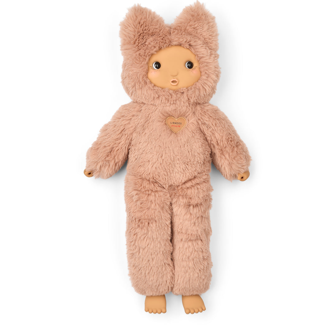 Bambola di Pezza e Peluche Cleo la Gattina (in Shearling Riciclato GRS - 41 cm)