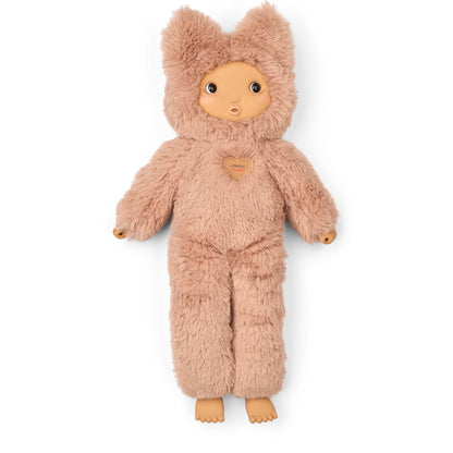 Bambola di Pezza e Peluche Cleo la Gattina (in Shearling Riciclato GRS - 41 cm)