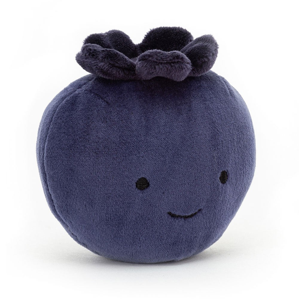 Peluche morbido mirtillo viola