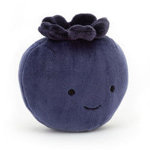 Peluche morbido mirtillo viola