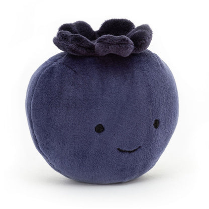 Peluche morbido mirtillo viola