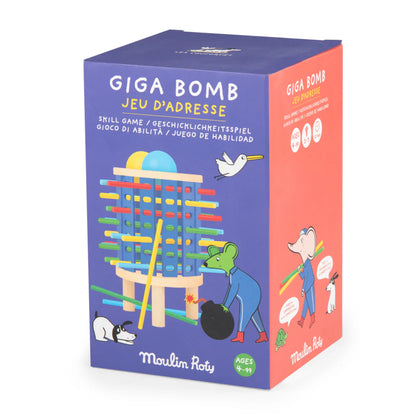Gioco di abilità in legno - Giga Bomba - Dai 3 anni