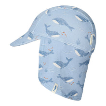 Cappellino Parasole da Bagno 'Ocean Splash' (Protezione UPF40+ e Coprinuca)