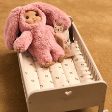 Lettino Culla a Dondolo in Legno per Bambole e Peluche - Dai 3 anni