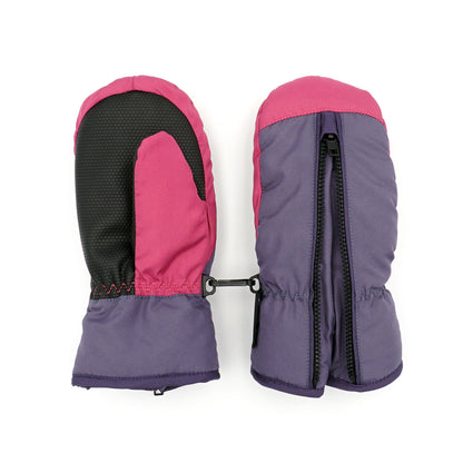 Guanti termici con pollice e ZIP