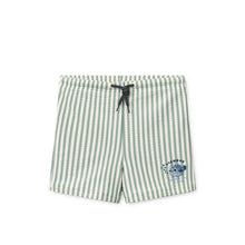 Pantaloncini da Bagno in Seersucker Anti-UV 40+ - Regolabili e in Tessuto Riciclato GRS