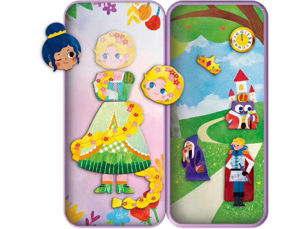 Puzzle Magnetico Educativo Portatile - Lavagna Cancellabile, Magneti e Pennarello
