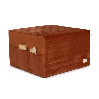Pouf 3 in 1 Sleepover - 100% eco-velvet riciclato