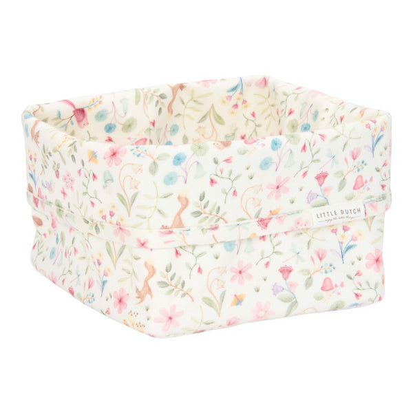 Cestino porta oggetti 15x15x15cm - 100% Cotone Bio