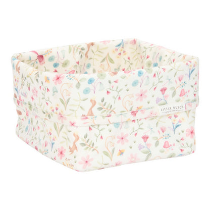 Cestino porta oggetti 15x15x15cm - 100% Cotone Bio