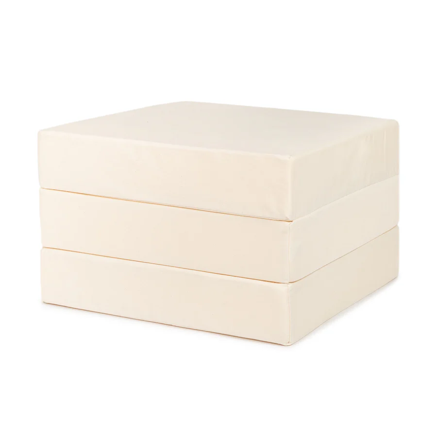 Pouf 3 in 1 Sleepover - 100% eco-velvet riciclato