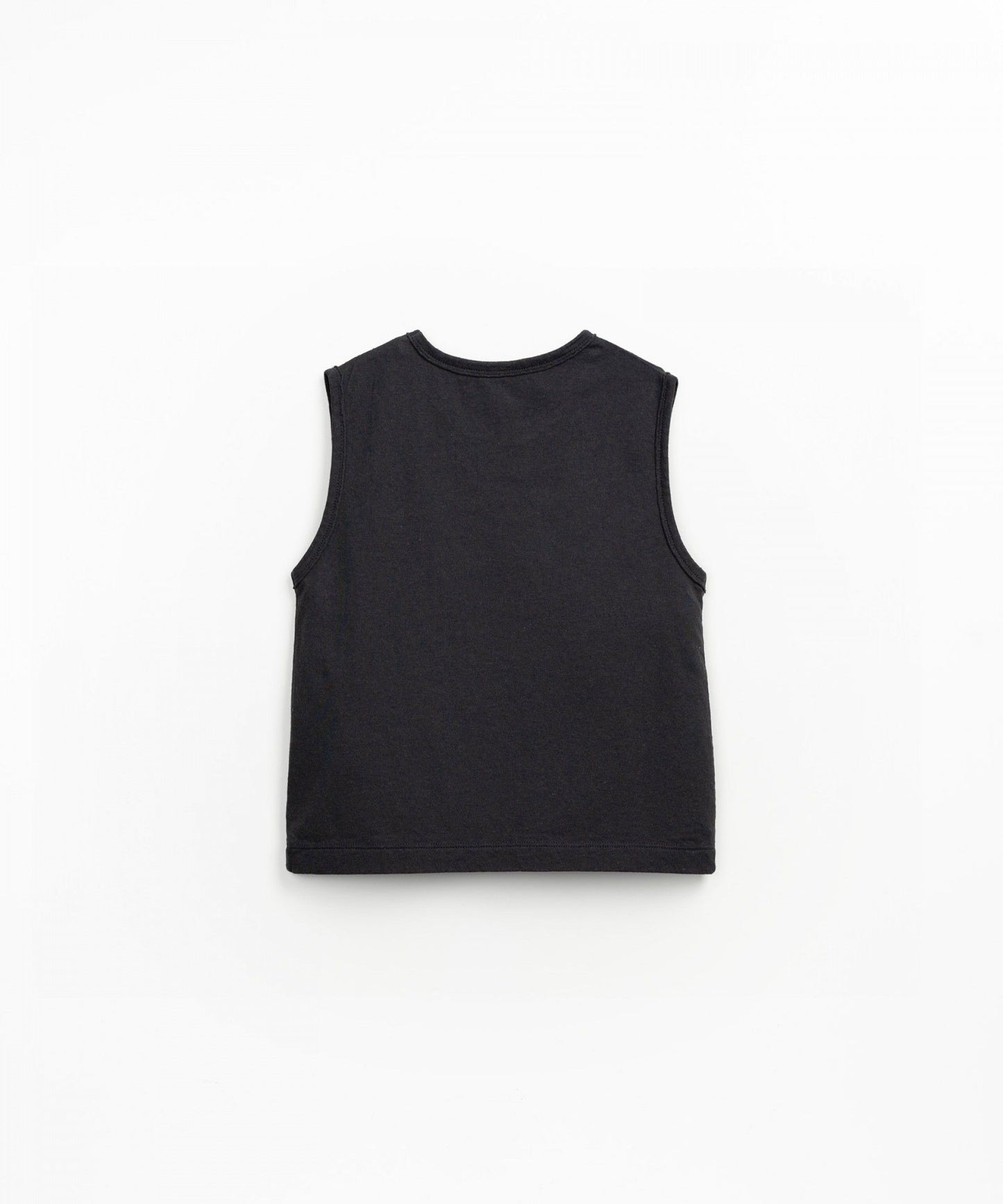 T-shirt smanicata in jersey
