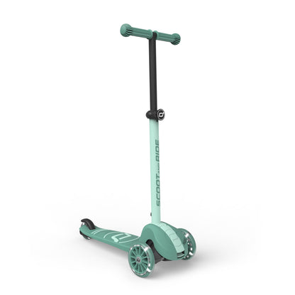 Monopattino a 3 ruote Highwaykick 3S - con sistema di controllo 2 in 1 e ruote a LED, pieghevole