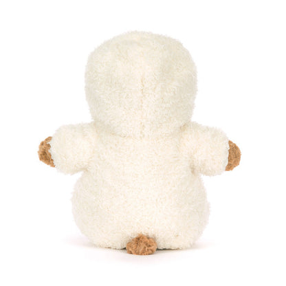Peluche morbido Orso Bartolomeo con tuta All - In - One