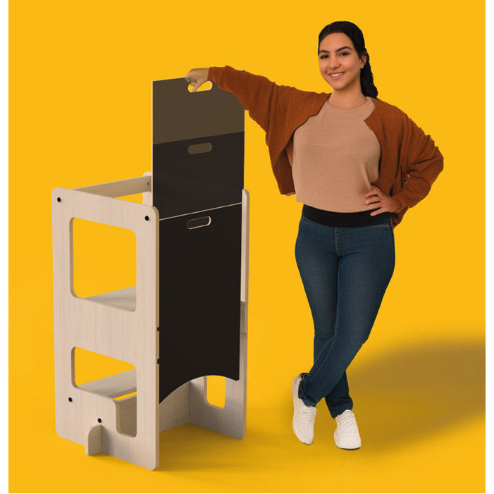 Torre montessoriana trasformabile - Diventa un tavolo con lavagna