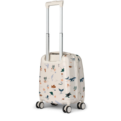 Valigia Trolley Rigida da Cabina per Bambini (30 L) con Ruote 360° e Chiusura TSA - Norelle