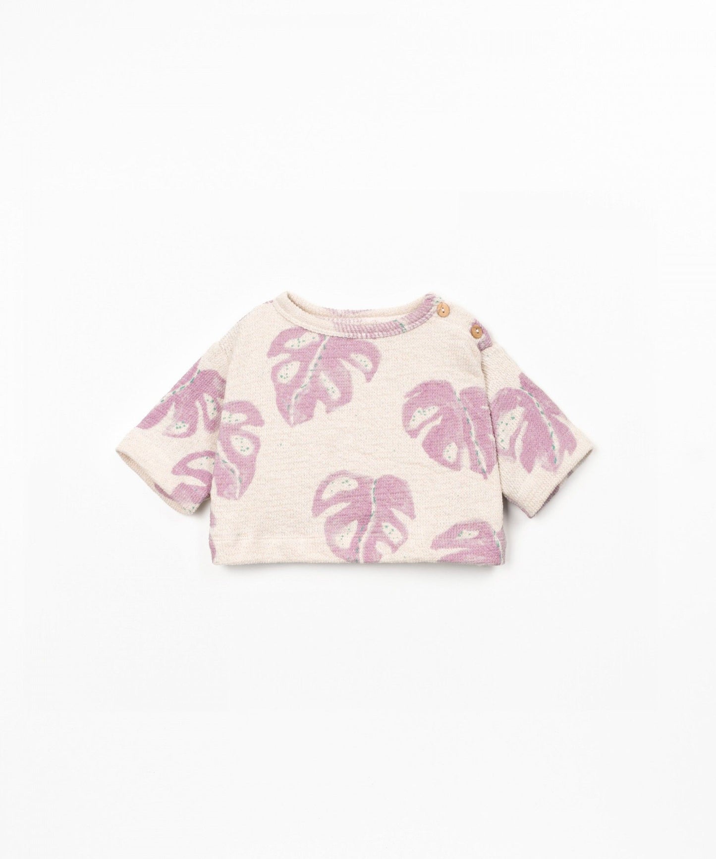 FELPA IN MAGLIA DECORATA STAMPATA
