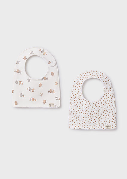 Set 2 bavaglini neonato
