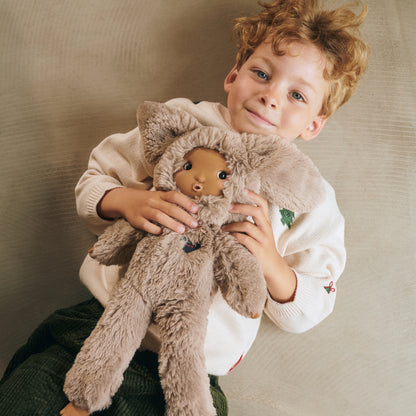 Bambola Ryo Plush il coniglietto - In shearling riciclato GRS