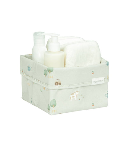 Cestino porta oggetti 15x15x15cm - 100% Cotone Bio