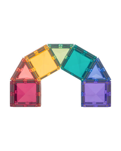 Set Costruzioni Magnetiche 'Starter Pack' 56 Pezzi Connetix Tiles (Linea Pastel)